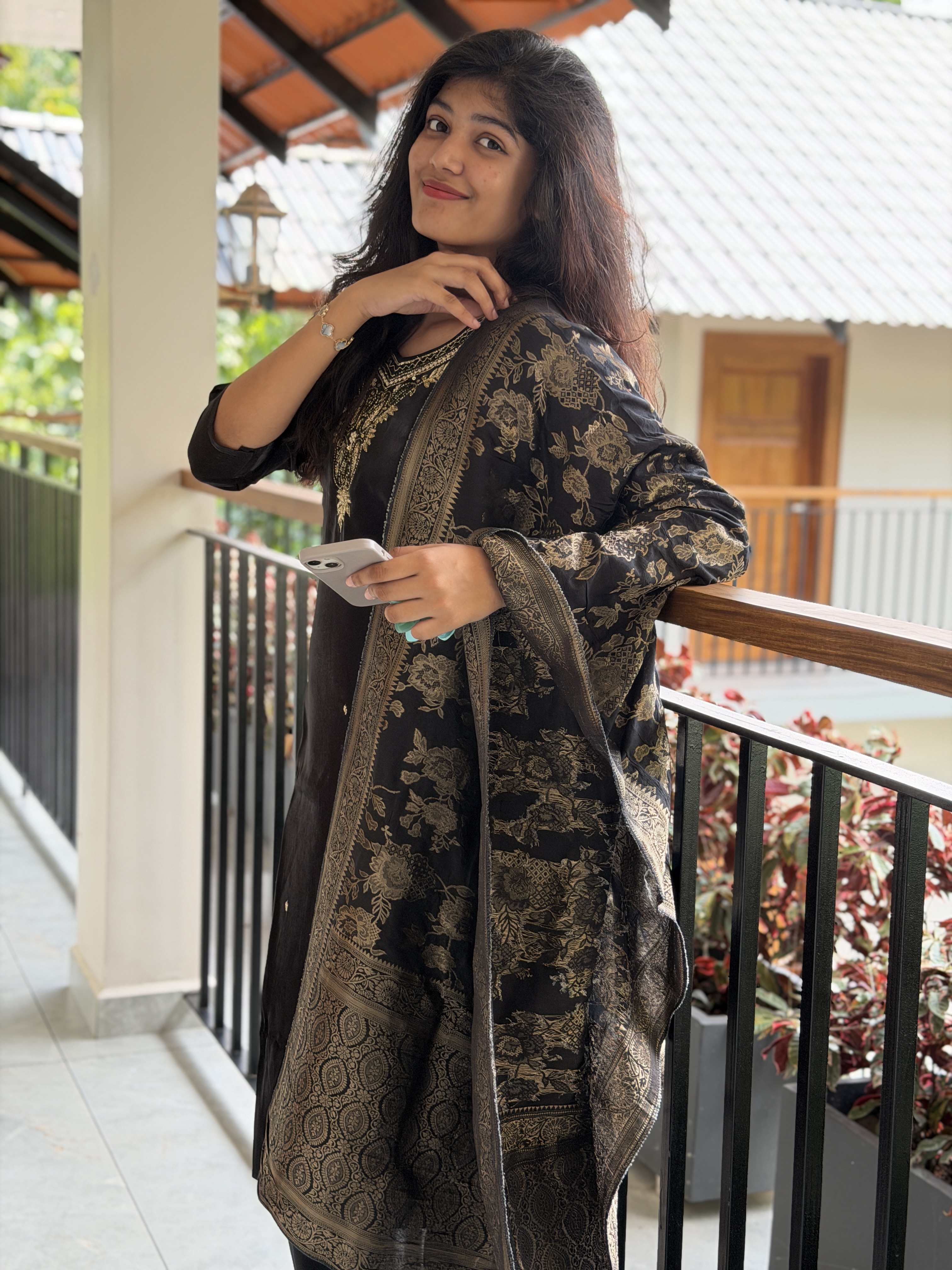 Silk kurti set