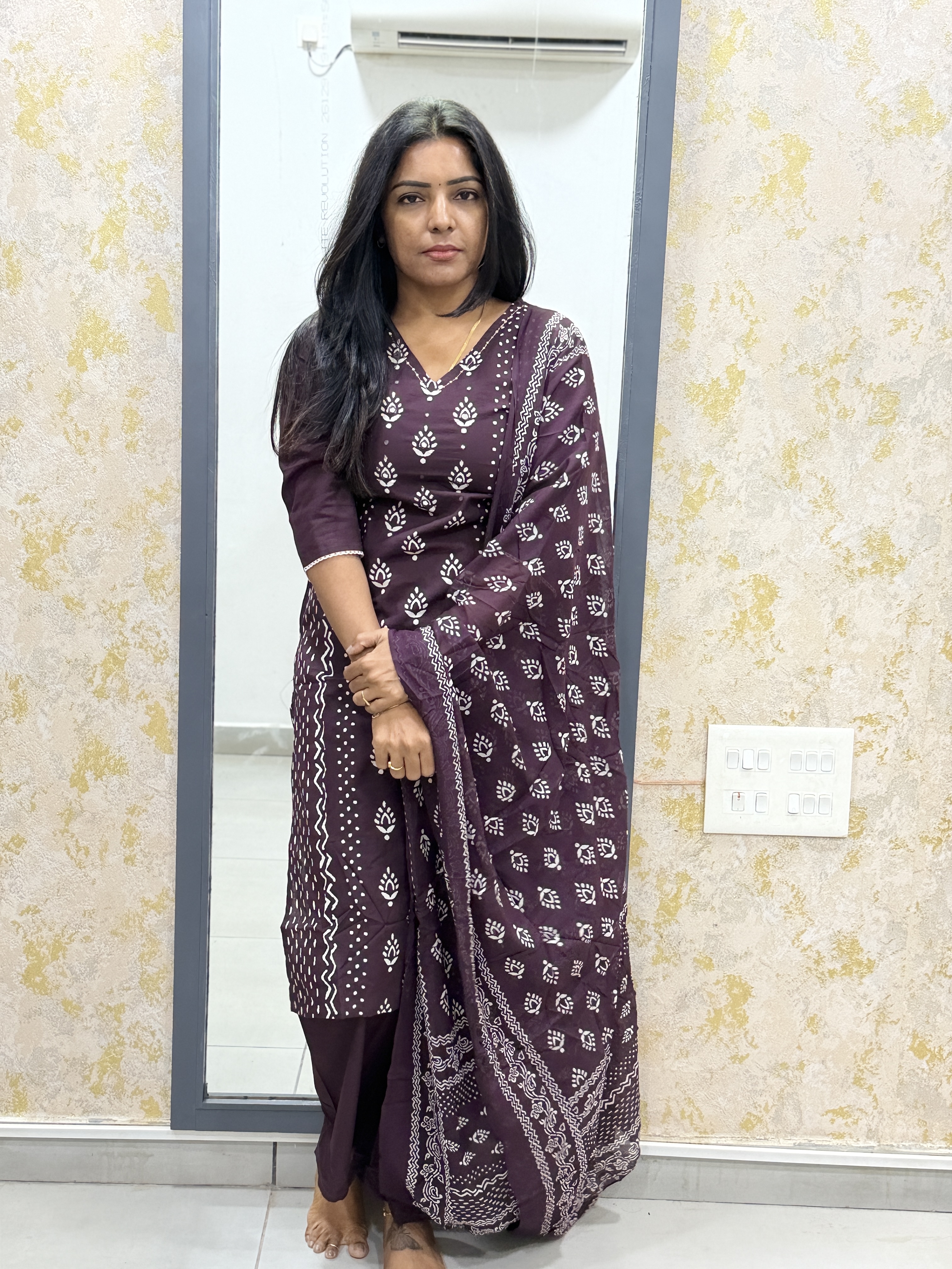 Cotton kurti set