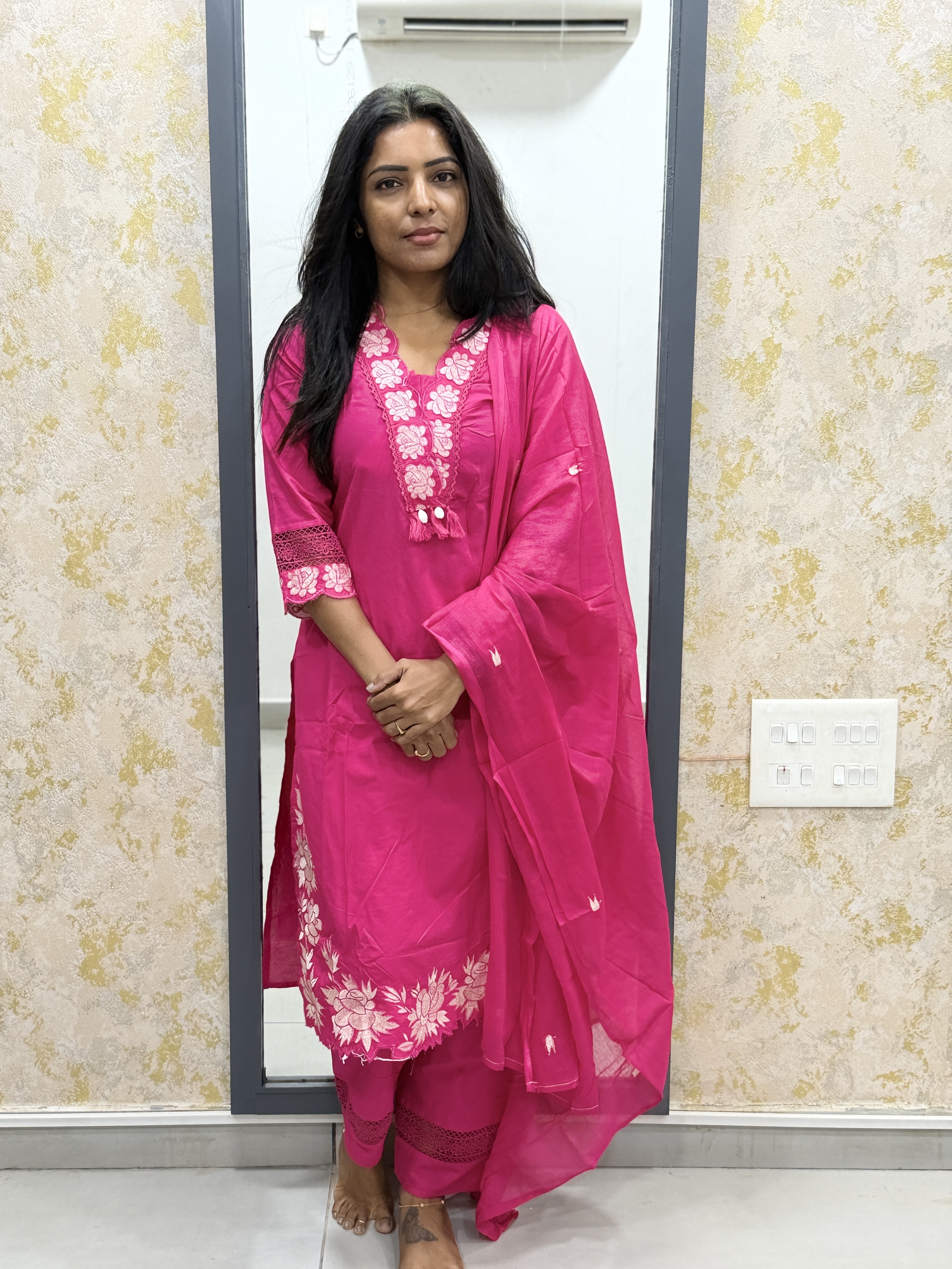 Cotton kurti set