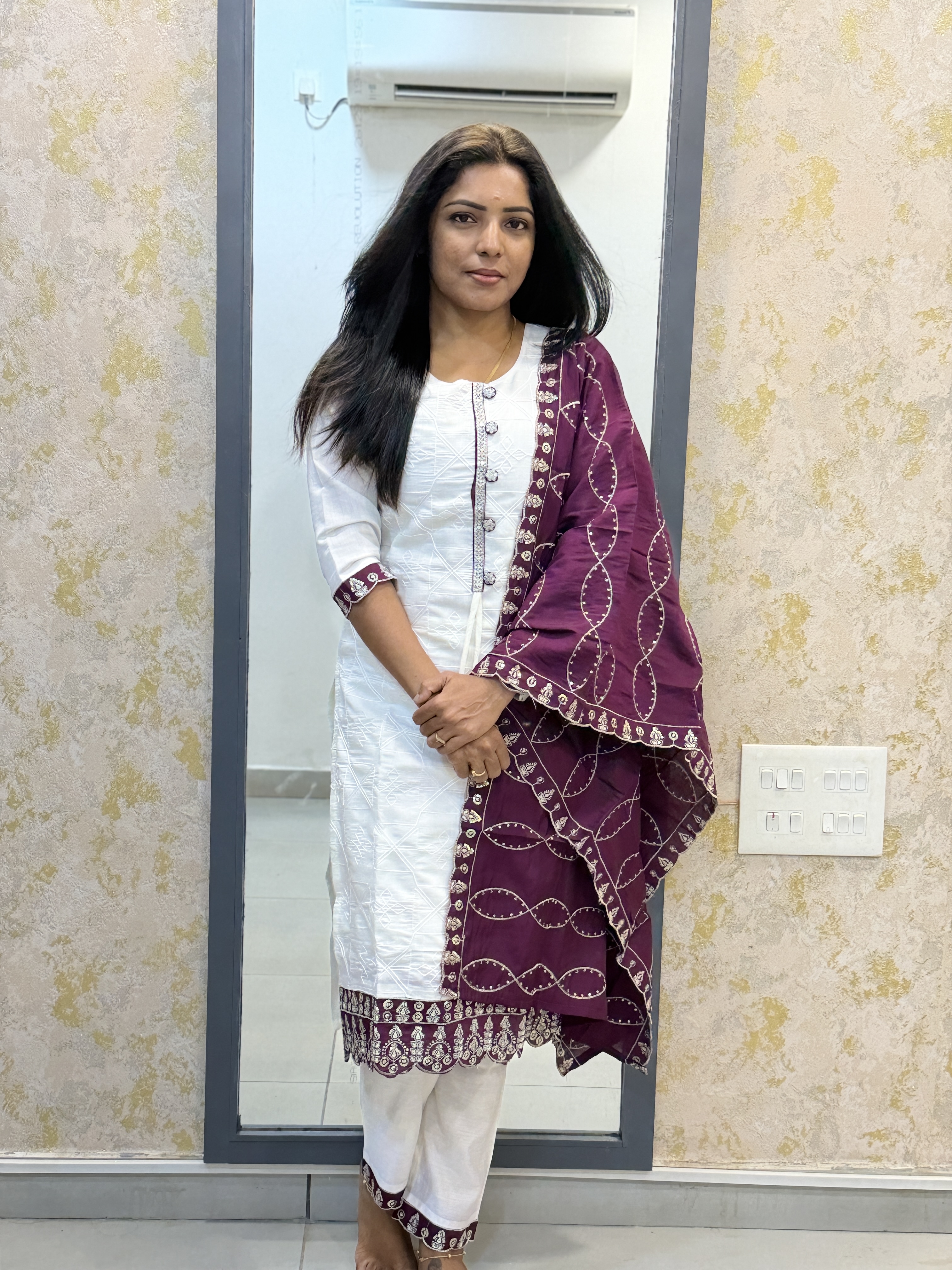 Cotton kurti set