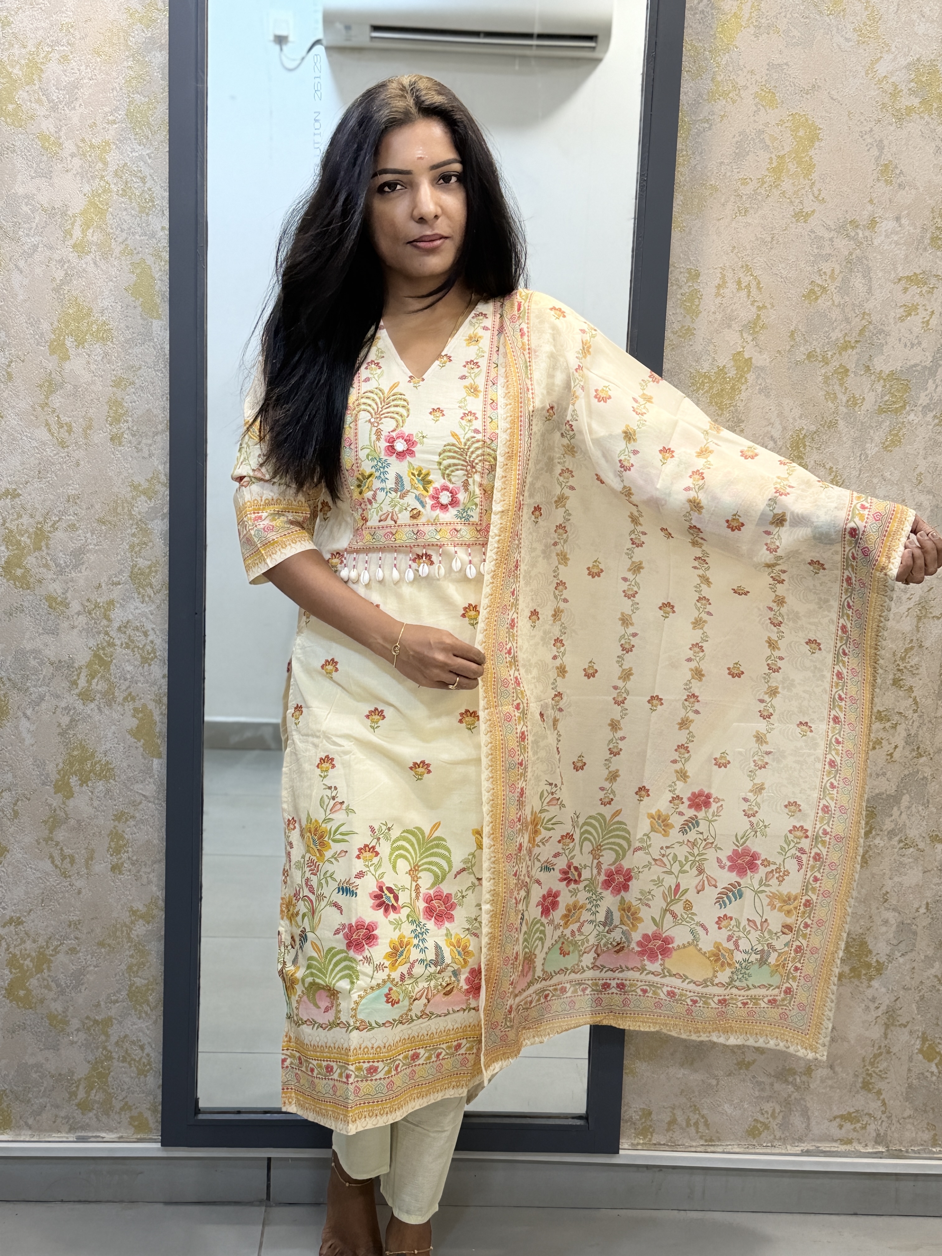 Cotton kurti set