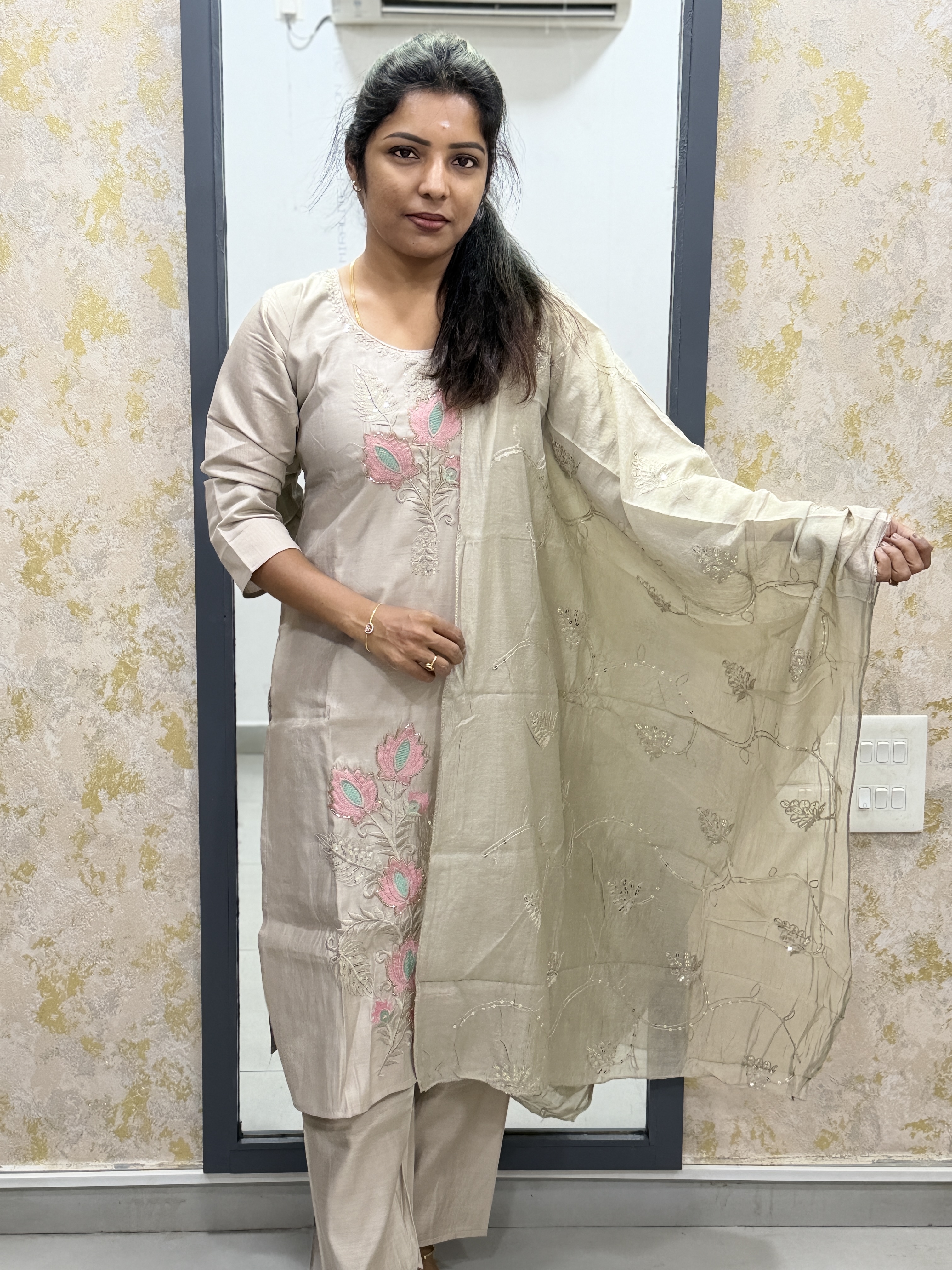 Silk kurti set