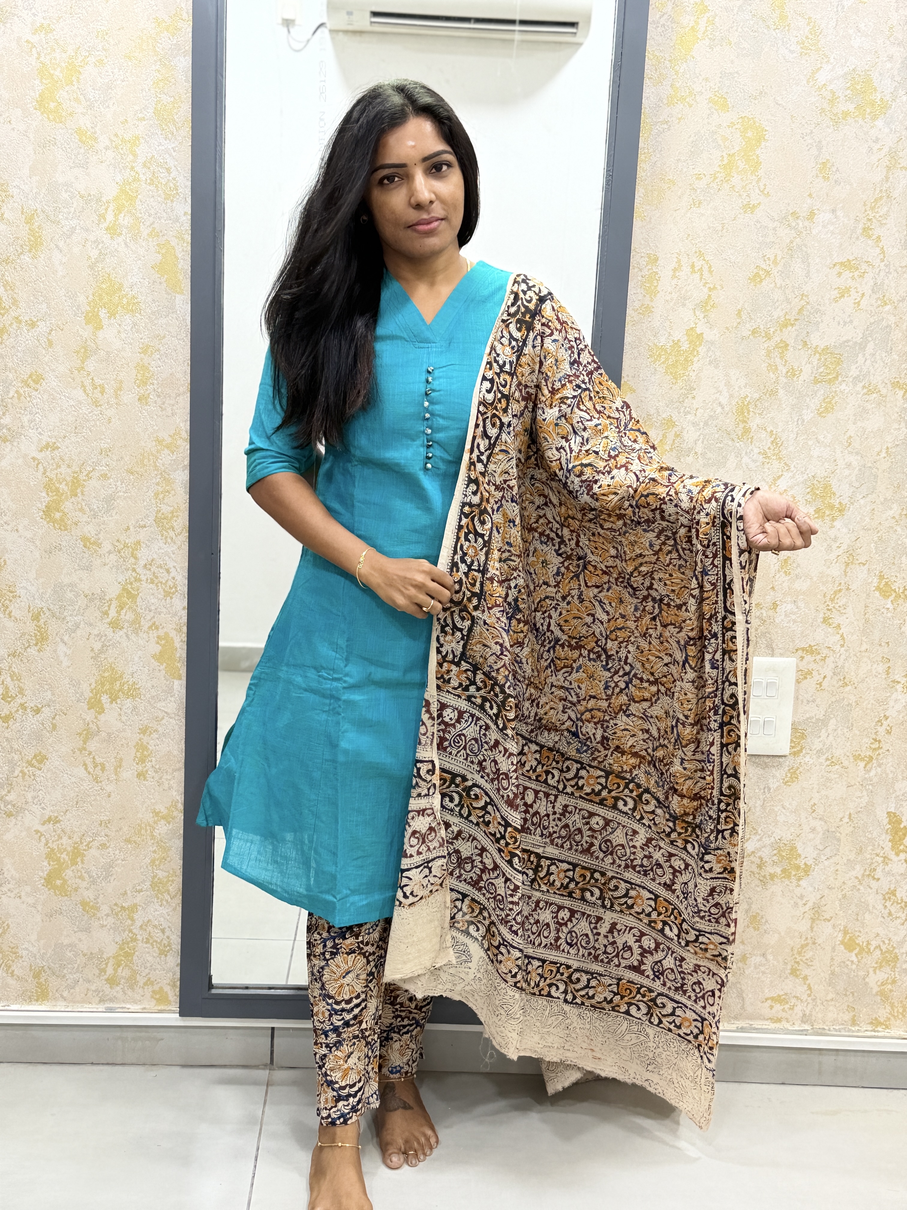 Cotton kurti set