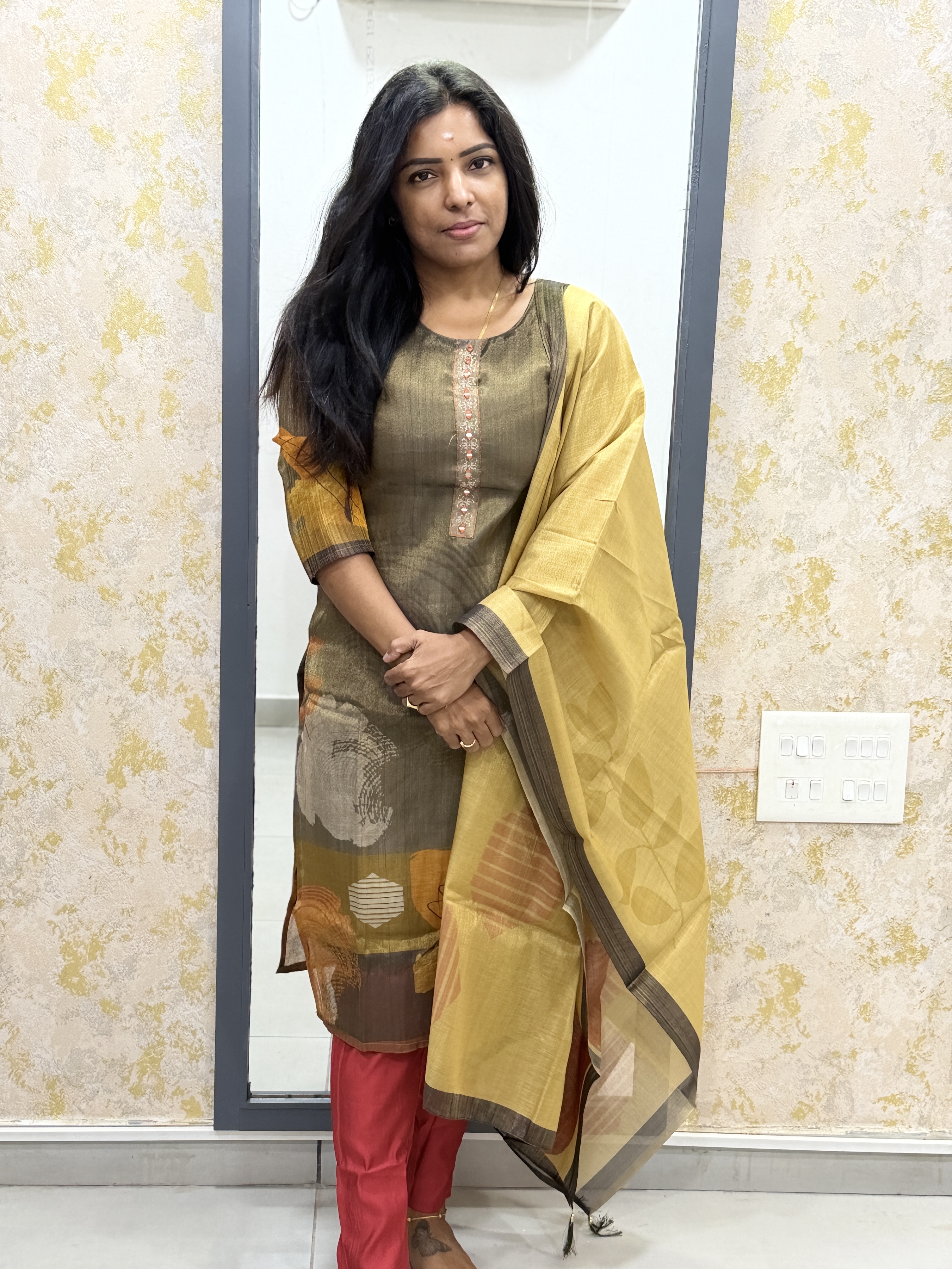 Tissue kurti set