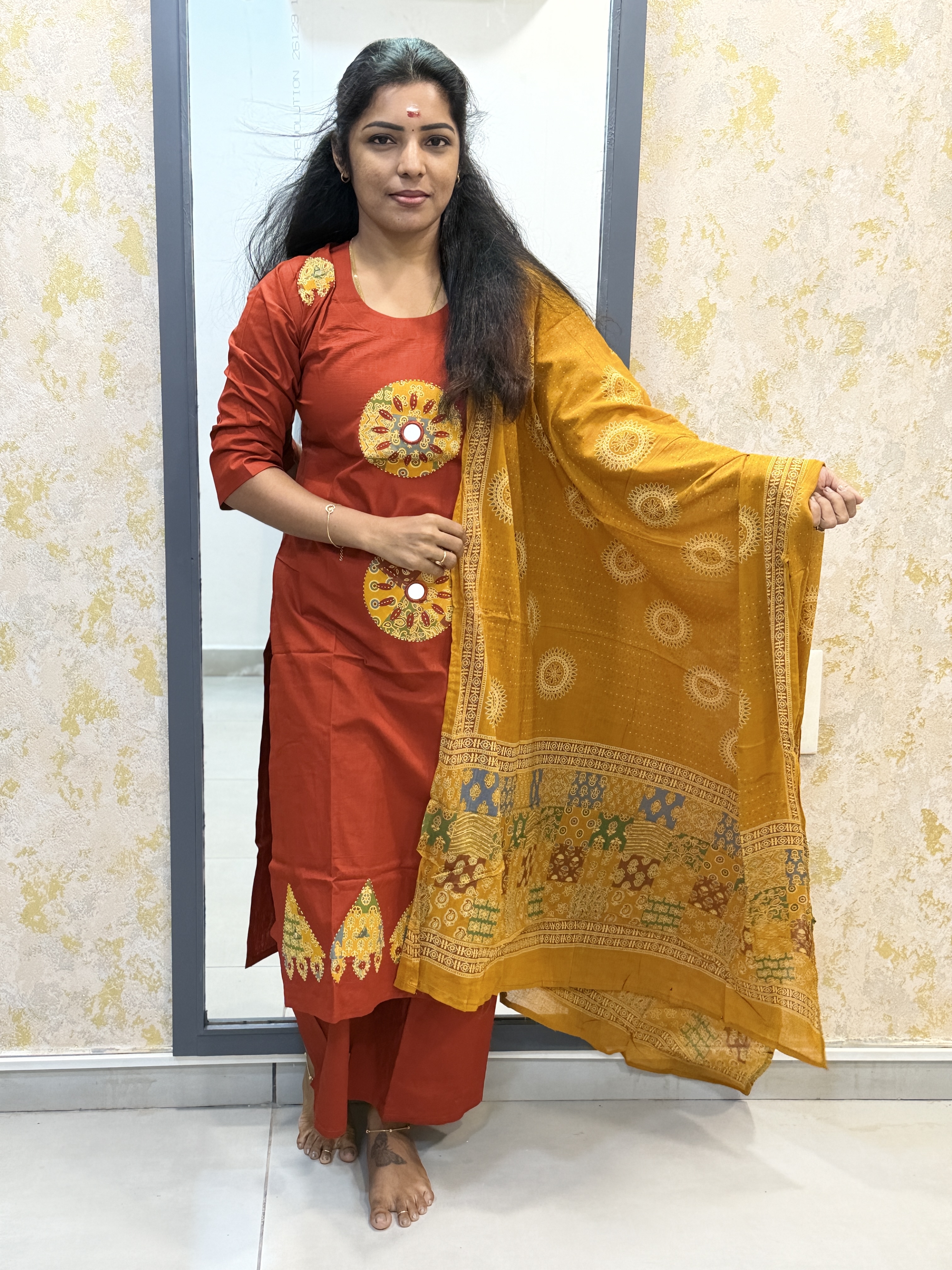 Cotton kurti set