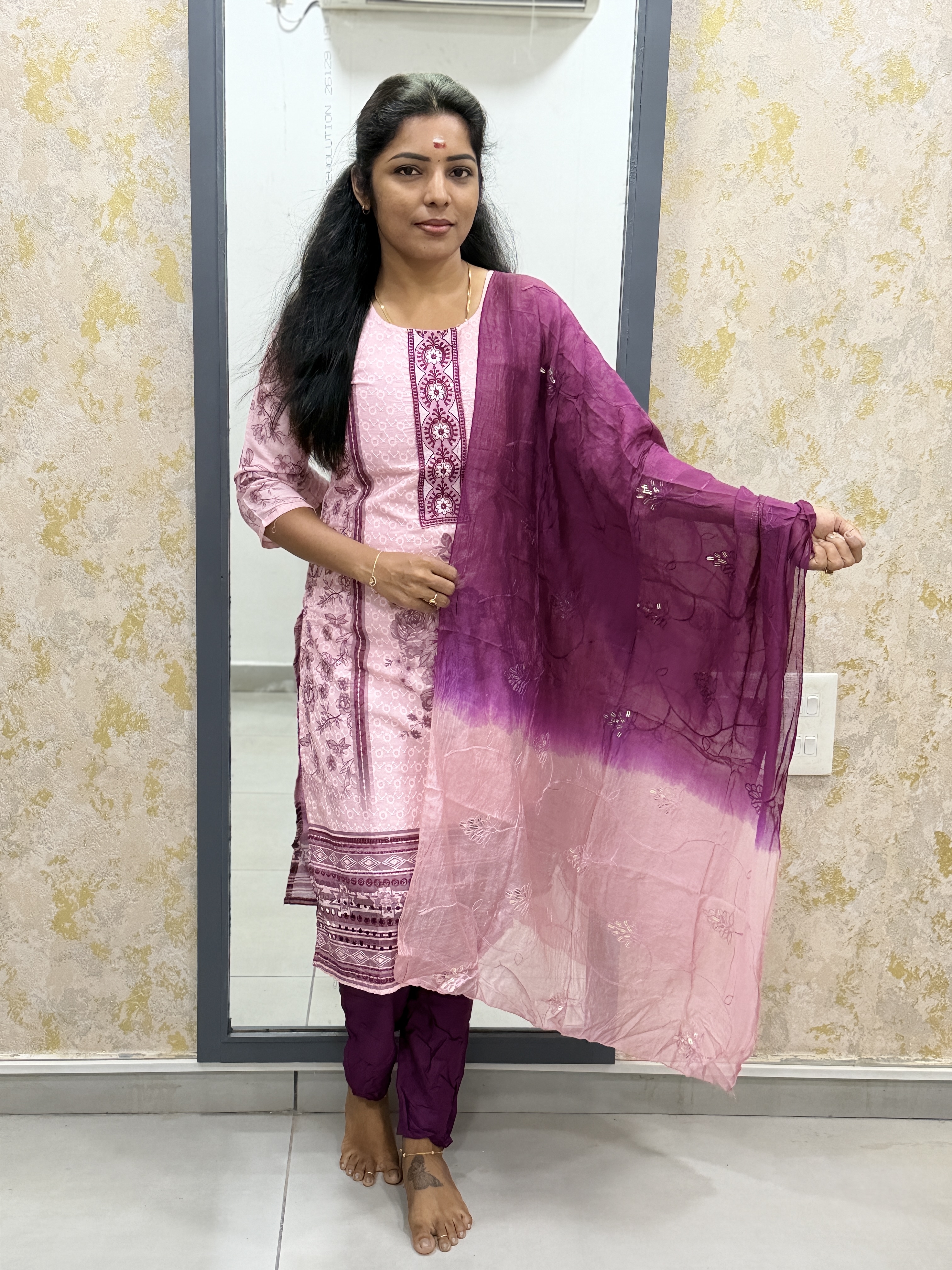 Cotton kurti set
