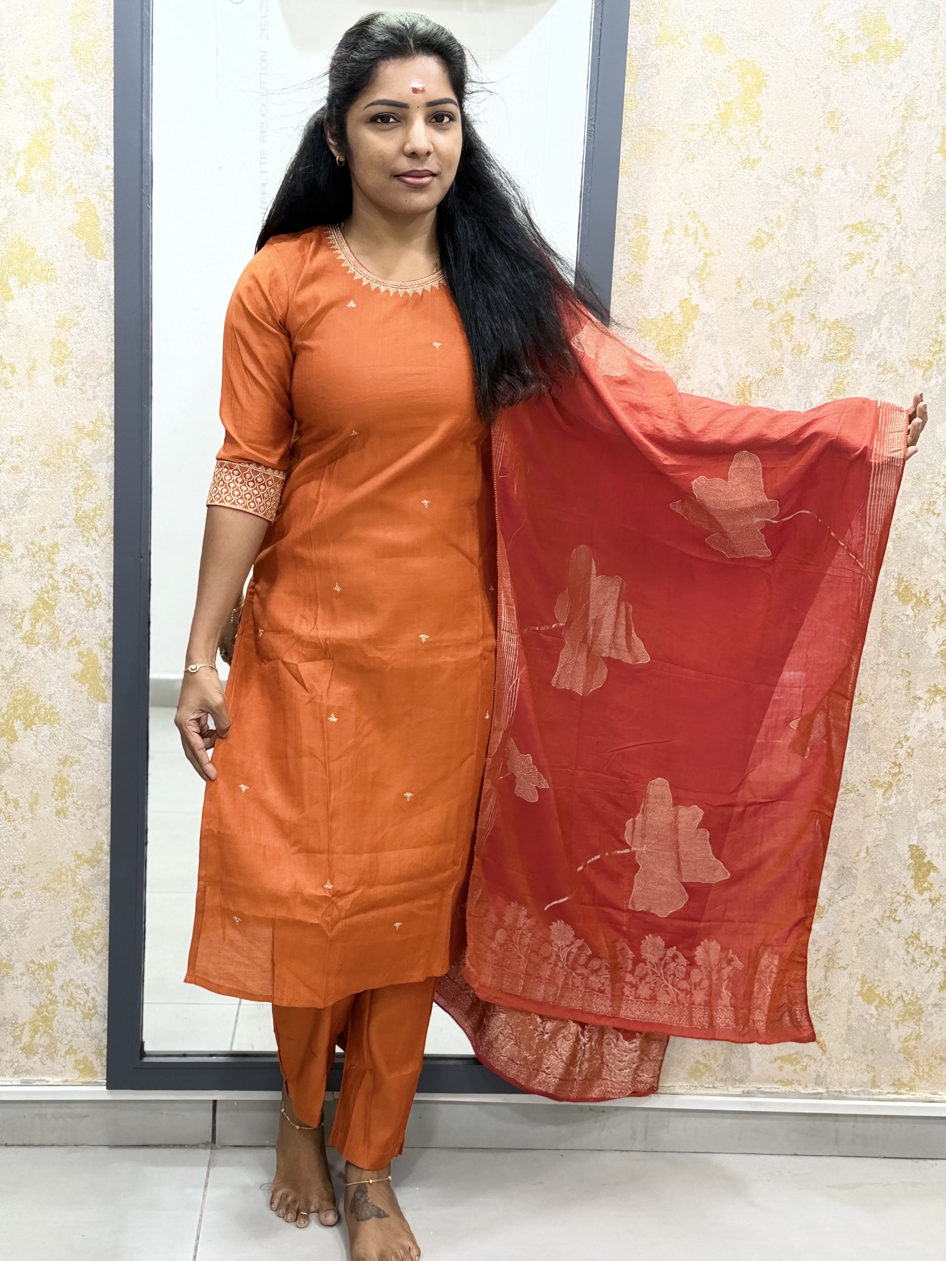 Cotton kurti set